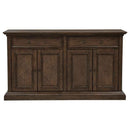 Ridgewell 2-drawer 4-door Dining Server Dark Oak
