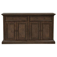 Ridgewell 2-drawer 4-door Dining Server Dark Oak