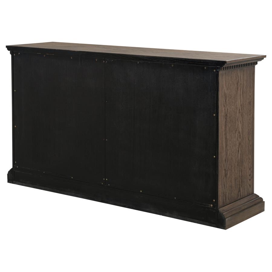 Home & Sleep Outlet - Ridgewell 2-drawer 4-door Dining Server Dark Oak