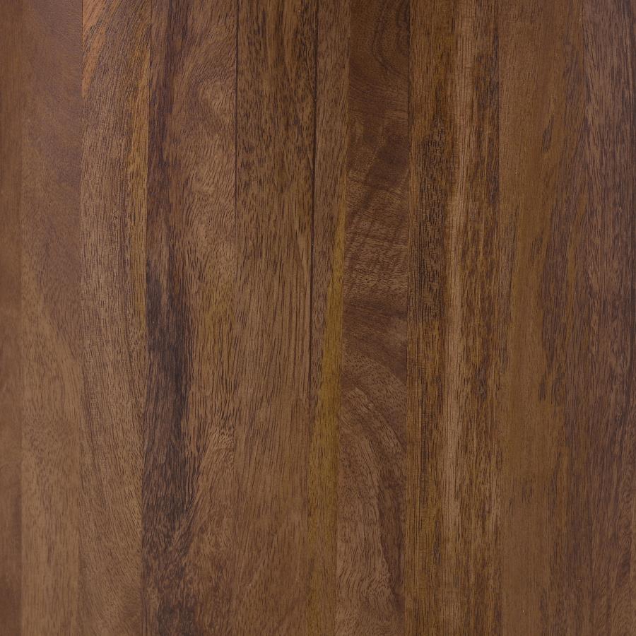 Home & Sleep Outlet - Ortega Round 46-inch Marble Top Wood Dining Table Natural