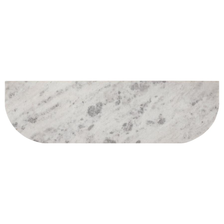 Home & Sleep Outlet - Ortega 4-door Marble Top Sideboard Buffet Cabinet Natural