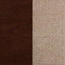 Lavon Wood Counter Height Dining Chair Tan and Espresso (Set of 2)