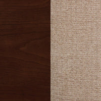 Lavon Wood Counter Height Dining Chair Tan and Espresso (Set of 2)