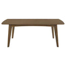 Malone Rectangular 78-inch Wood Dining Table Dark Walnut