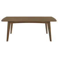 Malone Rectangular 78-inch Wood Dining Table Dark Walnut