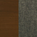 Malone Padded Wood Dining Arm Chair Dark Walnut (Set of 2)