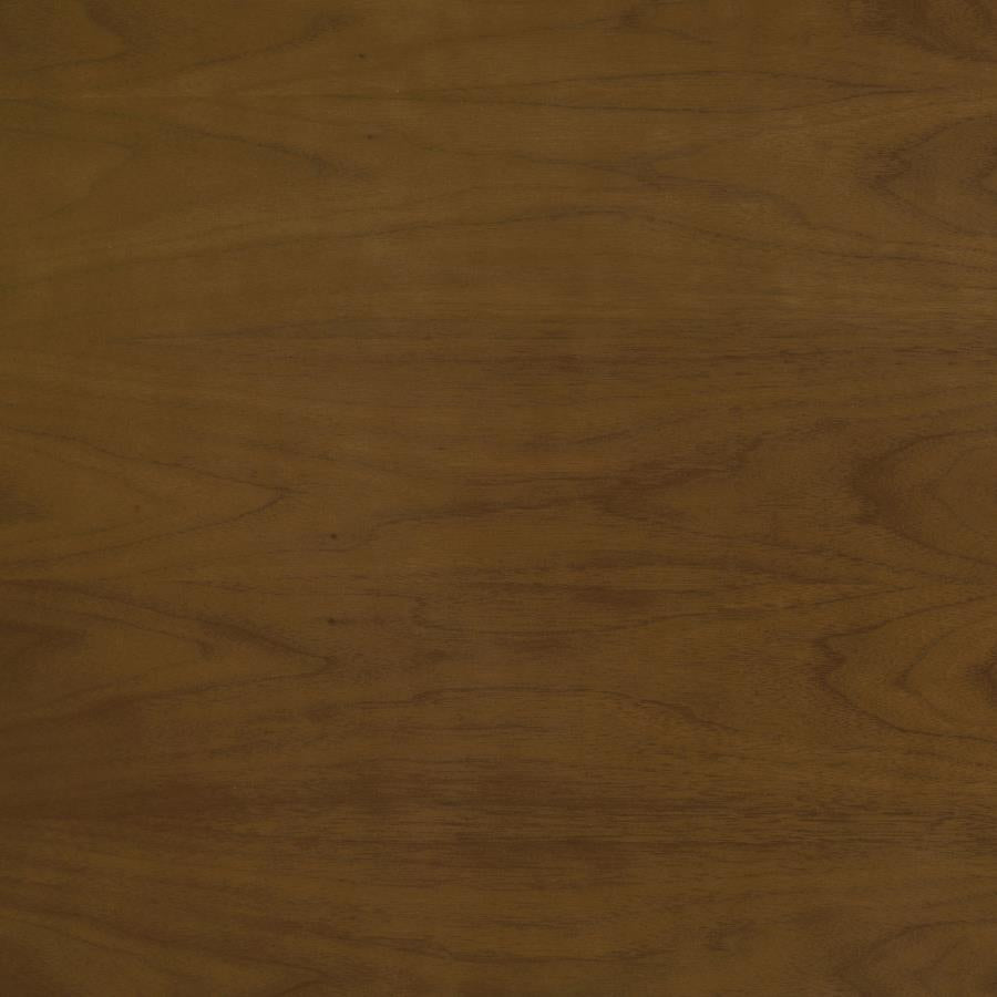 Jedda 5-piece Oval Dining Table Set Dark Walnut