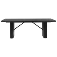 Catherine 7-piece Rectangular Dining Table Set Black