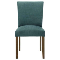 Paxton Upholstered Dining Side Chair Teal Blue (Set of 2)