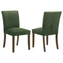 Paxton Upholstered Dining Side Chair Green (Set of 2)