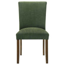 Paxton Upholstered Dining Side Chair Green (Set of 2)