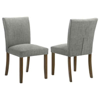 Paxton Upholstered Dining Side Chair Grey (Set of 2)