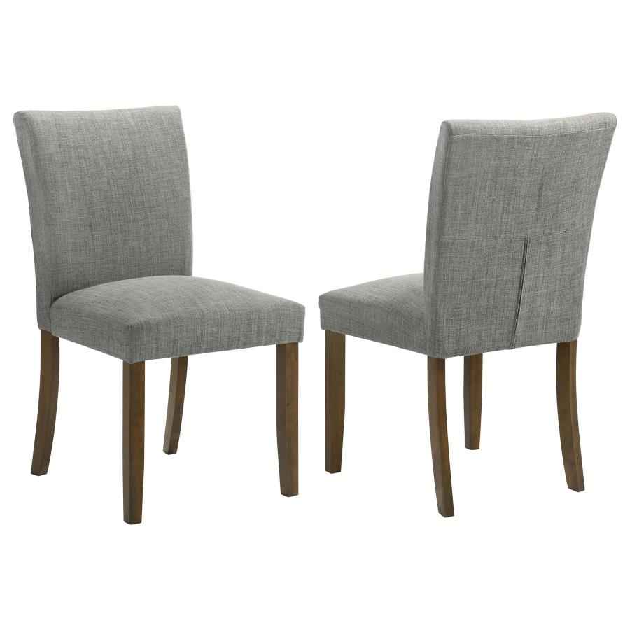 Paxton Upholstered Dining Side Chair Grey (Set of 2)