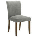 Paxton Upholstered Dining Side Chair Grey (Set of 2)