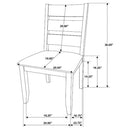 Alston 7-piece Rectangular Dining Table Set Knotty Nutmeg