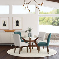 Paxton Upholstered Dining Side Chair Beige (Set of 2)