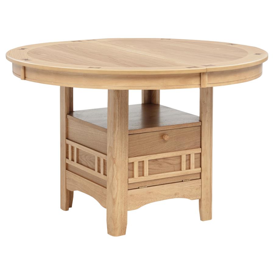 Home & Sleep Outlet - Lavon Oval 60-inch Wood Extension Leaf Dining Table Light Oak