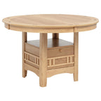 Home & Sleep Outlet - Lavon Oval 60-inch Wood Extension Leaf Dining Table Light Oak
