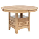 Lavon Oval 60-inch Wood Extension Leaf Dining Table Light Oak