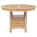 Lavon Oval 60-inch Wood Extension Leaf Dining Table Light Oak