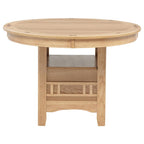 Home & Sleep Outlet - Lavon Oval 60-inch Wood Extension Leaf Dining Table Light Oak