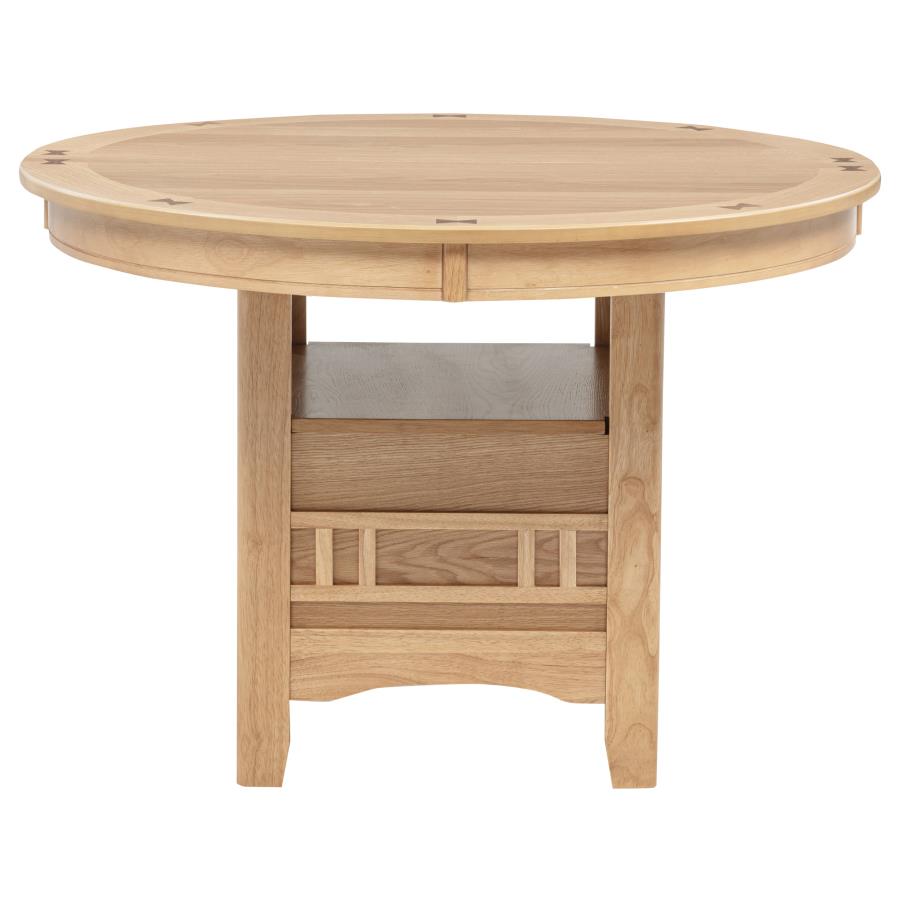 Home & Sleep Outlet - Lavon Oval 60-inch Wood Extension Leaf Dining Table Light Oak