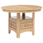 Home & Sleep Outlet - Lavon Oval 60-inch Wood Extension Leaf Dining Table Light Oak
