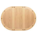 Home & Sleep Outlet - Lavon 5-piece Oval Counter Height Dining Set Light Oak