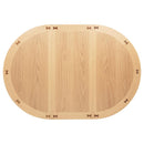 Lavon 5-piece Oval Counter Height Dining Set Light Oak