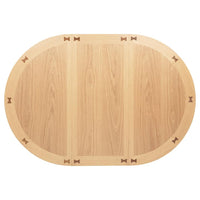 Lavon 5-piece Oval Counter Height Dining Set Light Oak