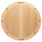 Home & Sleep Outlet - Lavon Oval 60-inch Counter Height Extension Dining Table Light Oak