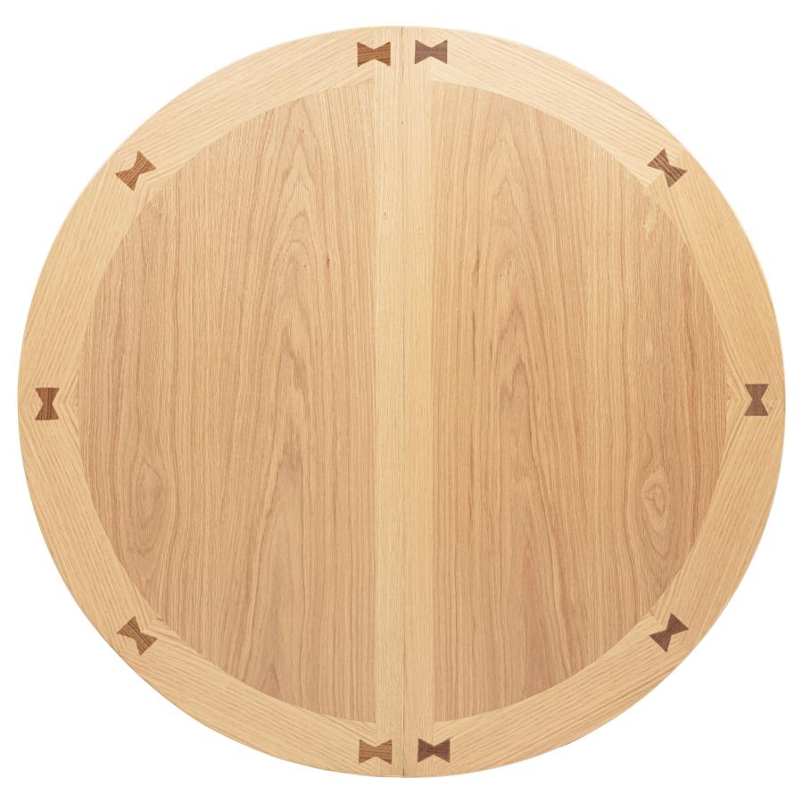Home & Sleep Outlet - Lavon Oval 60-inch Counter Height Extension Dining Table Light Oak