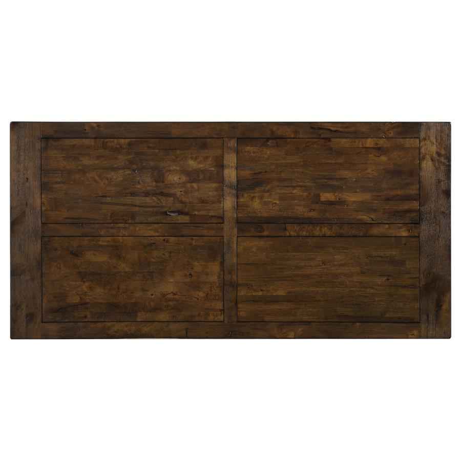 Coleman 9-piece Rectangular Dining Set Rustic Golden Brown