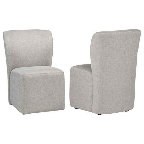Jaelynn Upholstered Parsons Dining Side Chair Beige (Set of 2)