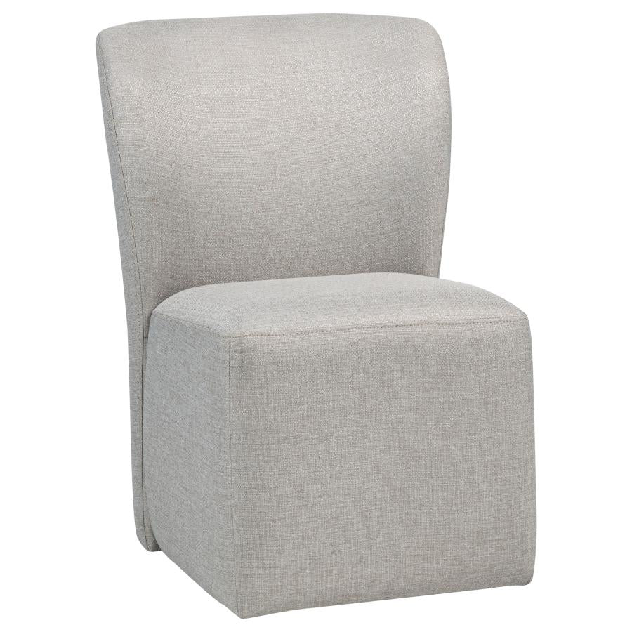 Home & Sleep Outlet - Jaelynn Upholstered Parsons Dining Side Chair Beige (Set of 2)