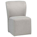 Jaelynn Upholstered Parsons Dining Side Chair Beige (Set of 2)