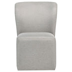 Home & Sleep Outlet - Jaelynn Upholstered Parsons Dining Side Chair Beige (Set of 2)
