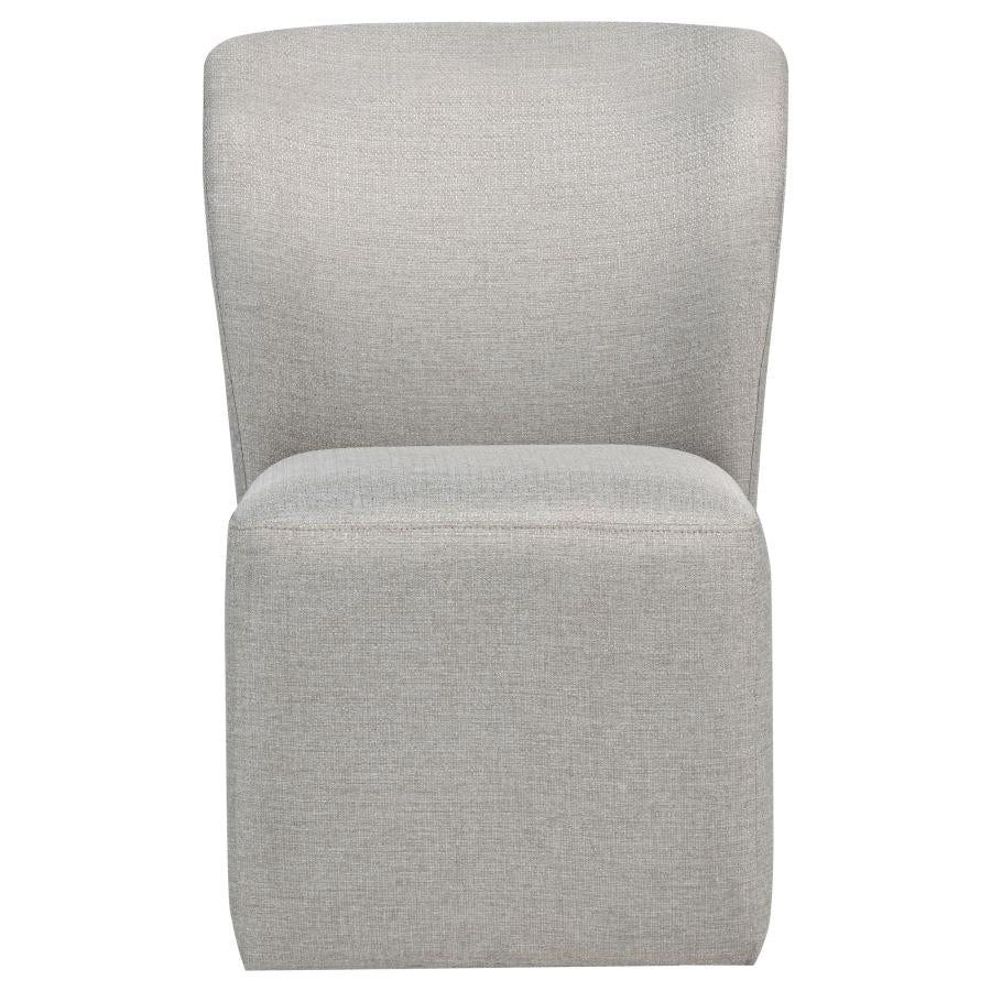 Home & Sleep Outlet - Jaelynn Upholstered Parsons Dining Side Chair Beige (Set of 2)