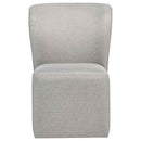 Jaelynn Upholstered Parsons Dining Side Chair Beige (Set of 2)