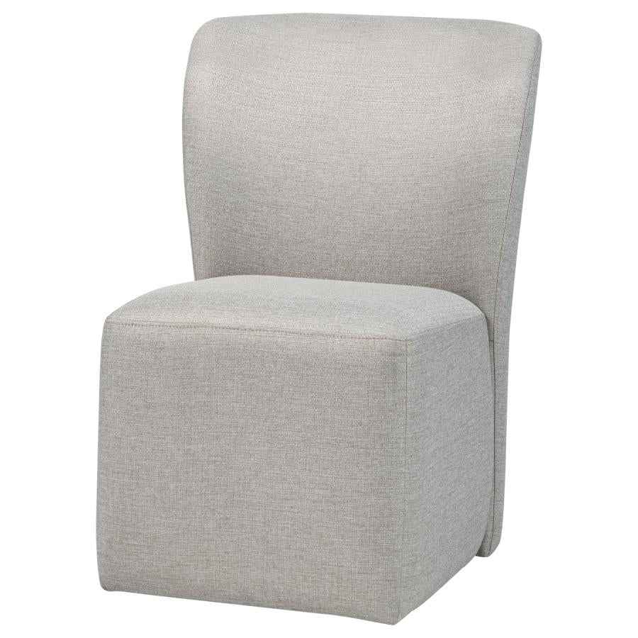 Jaelynn Upholstered Parsons Dining Side Chair Beige (Set of 2)