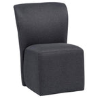 Home & Sleep Outlet - Jaelynn Upholstered Parsons Dining Side Chair Charcoal (Set of 2)