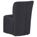 Jaelynn Upholstered Parsons Dining Side Chair Charcoal (Set of 2)