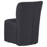 Jaelynn Upholstered Parsons Dining Side Chair Charcoal (Set of 2)