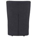 Jaelynn Upholstered Parsons Dining Side Chair Charcoal (Set of 2)