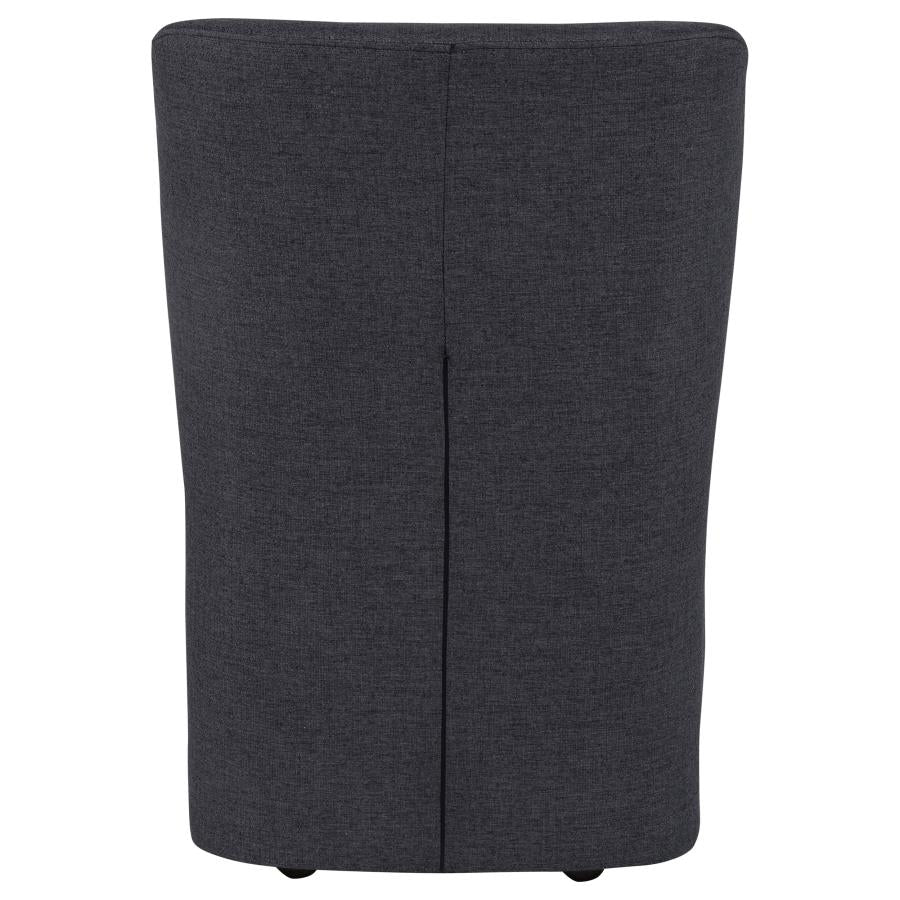 Jaelynn Upholstered Parsons Dining Side Chair Charcoal (Set of 2)