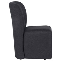 Jaelynn Upholstered Parsons Dining Side Chair Charcoal (Set of 2)