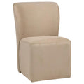 Home & Sleep Outlet - Jaelynn Upholstered Parsons Dining Side Chair Tan (Set of 2)