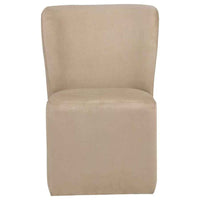 Jaelynn Upholstered Parsons Dining Side Chair Tan (Set of 2)