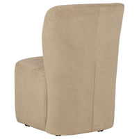 Jaelynn Upholstered Parsons Dining Side Chair Tan (Set of 2)