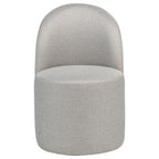 Home & Sleep Outlet - Aubrey Upholstered Barrel Dining Side Chair Beige (Set of 2)
